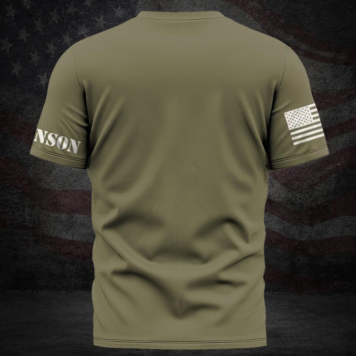 Custom Personalized Veteran T-shirt - Veteran Gift Idea - Warning I May Start Talking About Vietnam War At Any Time