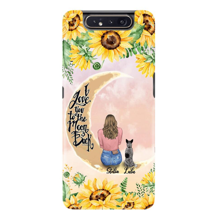 Custom Personalized Dog Mom Phone Case - Gift Idea For Dog Lover - Case For Samsung Galaxy A