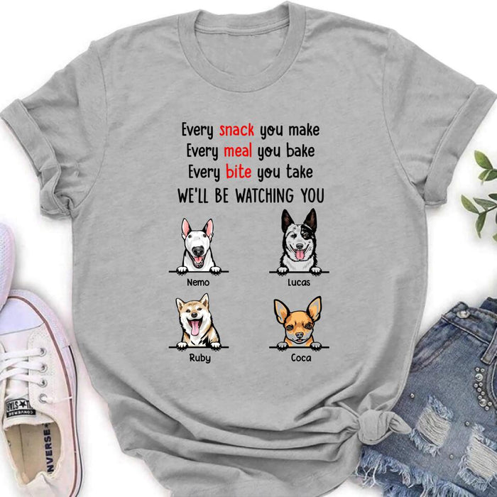 Custom Personalized Dog T-Shirt/Long Sleeves/Hoodie/Sweatshirt -  Personalized Gifts for Dog Lovers