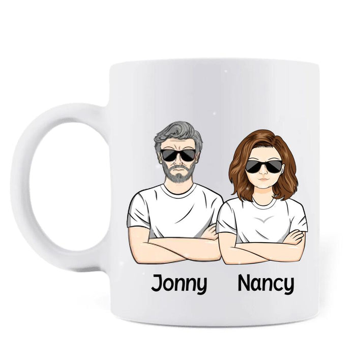 Custom Personalized Family Mug - Mom/Dad With A Child - Gift Idea For Family - Merry Christmas