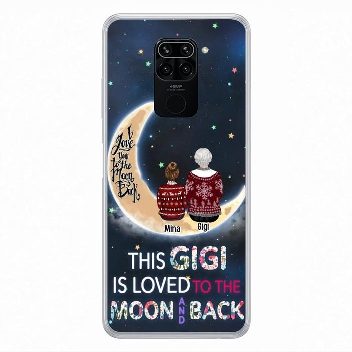 Custom Personalized Grandma Phone Case - Christmas Gift Idea For Grandma - Grandma With Upto 5 Kids - This Gigi Is Loved To The Moon And Back - Case For Xiaomi, Oppo And Huawei