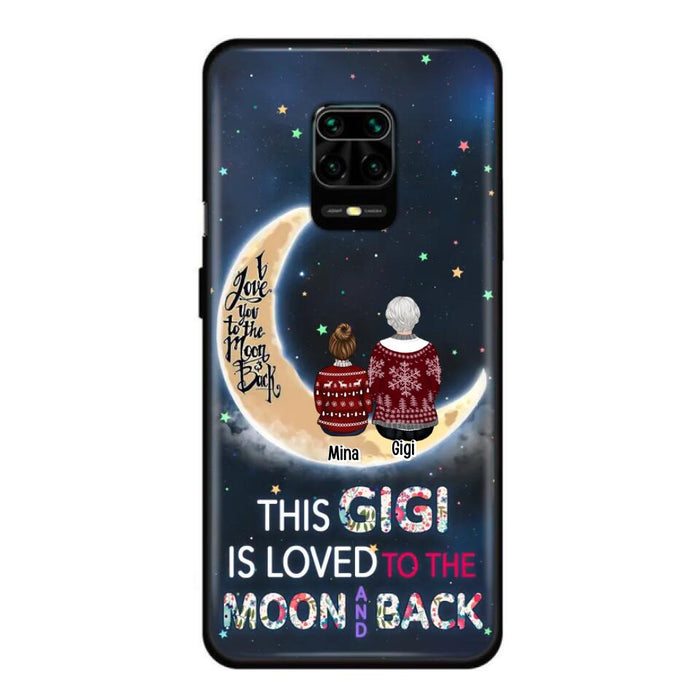 Custom Personalized Grandma Phone Case - Christmas Gift Idea For Grandma - Grandma With Upto 5 Kids - This Gigi Is Loved To The Moon And Back - Case For Xiaomi, Oppo And Huawei