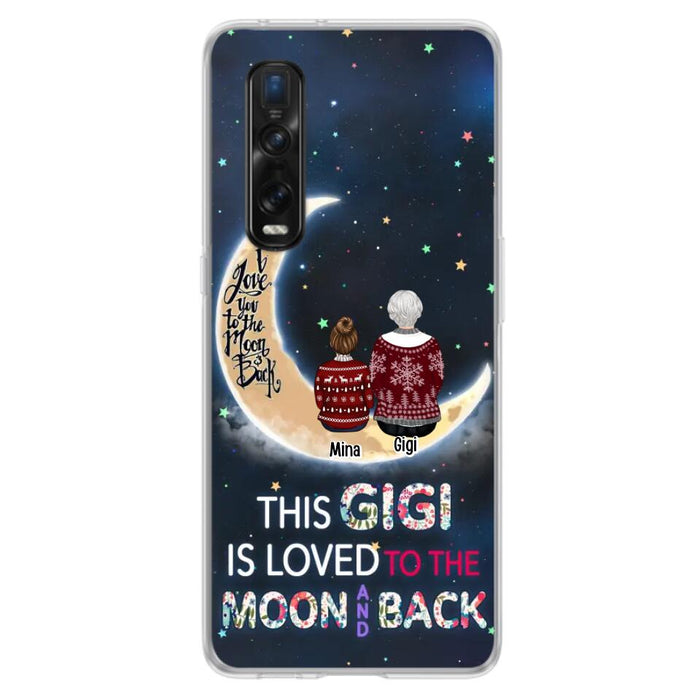 Custom Personalized Grandma Phone Case - Christmas Gift Idea For Grandma - Grandma With Upto 5 Kids - This Gigi Is Loved To The Moon And Back - Case For Xiaomi, Oppo And Huawei