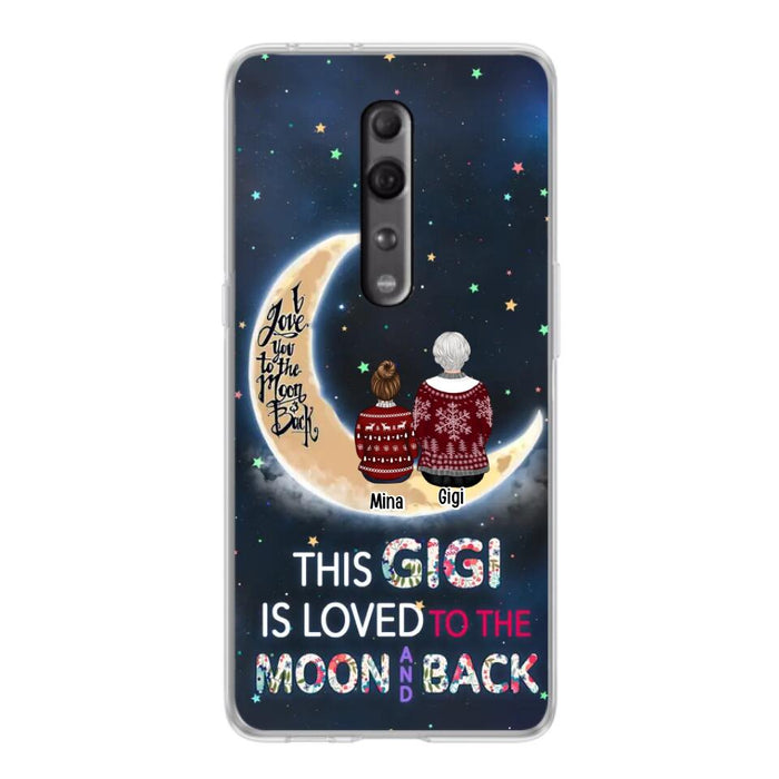 Custom Personalized Grandma Phone Case - Christmas Gift Idea For Grandma - Grandma With Upto 5 Kids - This Gigi Is Loved To The Moon And Back - Case For Xiaomi, Oppo And Huawei