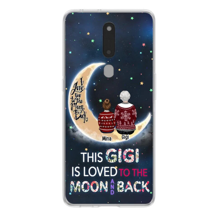 Custom Personalized Grandma Phone Case - Christmas Gift Idea For Grandma - Grandma With Upto 5 Kids - This Gigi Is Loved To The Moon And Back - Case For Xiaomi, Oppo And Huawei