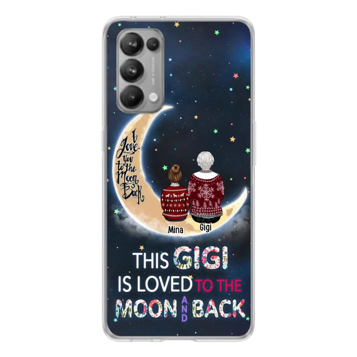 Custom Personalized Grandma Phone Case - Christmas Gift Idea For Grandma - Grandma With Upto 5 Kids - This Gigi Is Loved To The Moon And Back - Case For Xiaomi, Oppo And Huawei