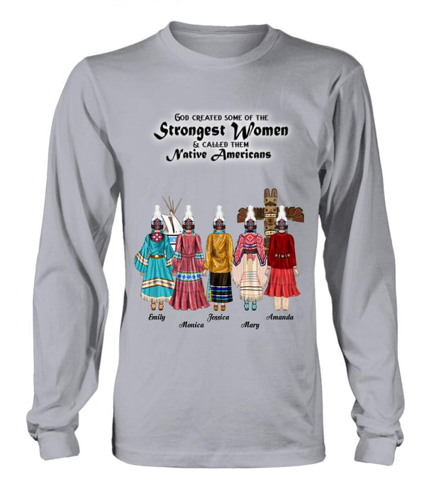 Custom Personalized T-Shirt/Hoodie/Sweatshirt/Long Sleeves - Gift for Native American Best Friends/Sisters - Up to 5 Girls