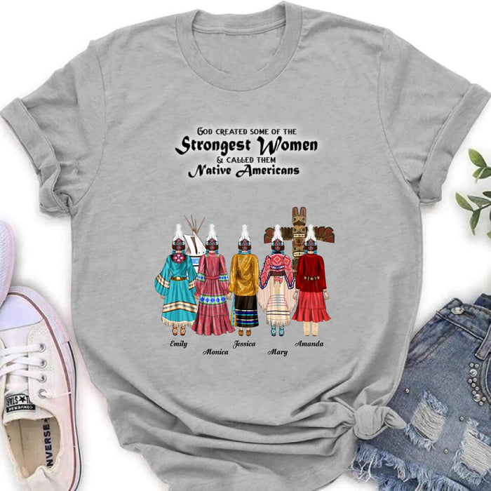 Custom Personalized T-Shirt/Hoodie/Sweatshirt/Long Sleeves - Gift for Native American Best Friends/Sisters - Up to 5 Girls