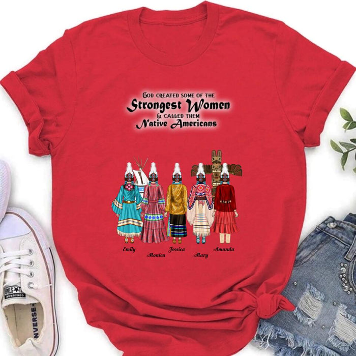 Custom Personalized T-Shirt/Hoodie/Sweatshirt/Long Sleeves - Gift for Native American Best Friends/Sisters - Up to 5 Girls