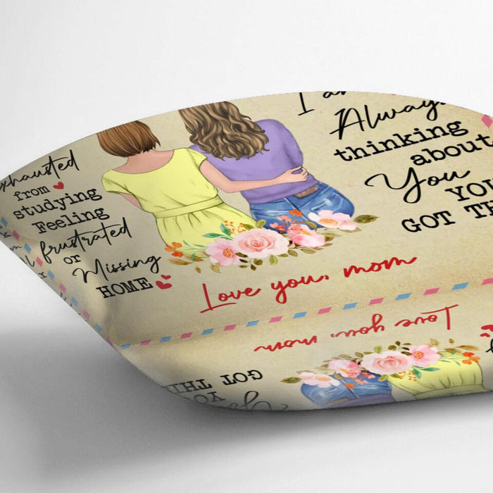 Personalized Pillow Cover Gift Idea From Mother To Daughter/ Son - I Am Always Thinking About You. Love You, Mom