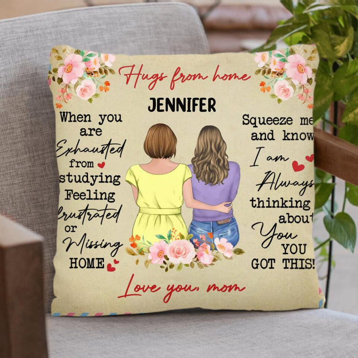 Personalized Pillow Cover Gift Idea From Mother To Daughter/ Son - I Am Always Thinking About You. Love You, Mom