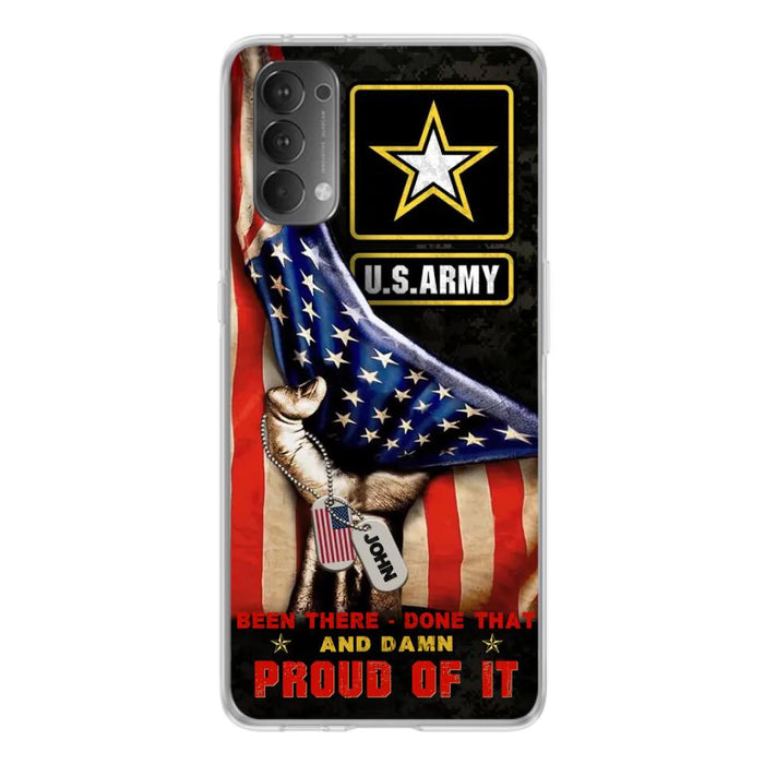 Custom Personalized Veteran Proudly Served Phone Case - Gift Idea For Veterans - Been There Done That And Damn Proud Of It - Case For Xiaomi, Oppo And Huawei