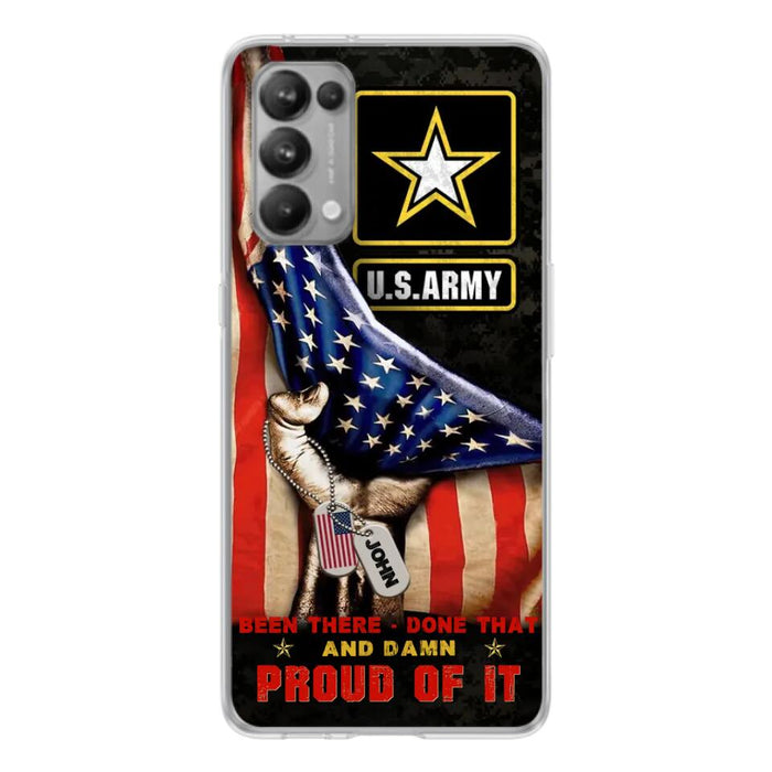 Custom Personalized Veteran Proudly Served Phone Case - Gift Idea For Veterans - Been There Done That And Damn Proud Of It - Case For Xiaomi, Oppo And Huawei