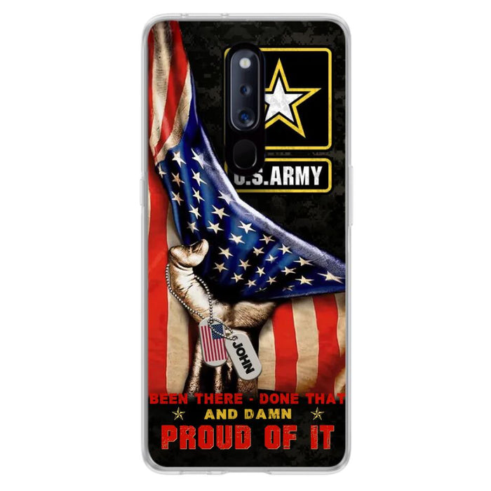 Custom Personalized Veteran Proudly Served Phone Case - Gift Idea For Veterans - Been There Done That And Damn Proud Of It - Case For Xiaomi, Oppo And Huawei