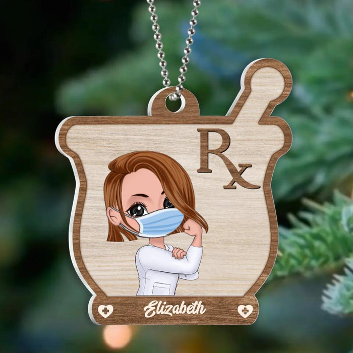 Custom Personalized Pharmacist Acrylic Ornament - Gift Idea For Christmas/ Birthday/ Pharmacist