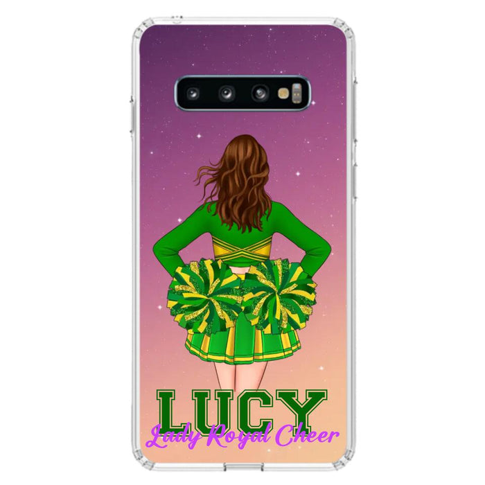 Custom Personalized Cheerleading Phone Case - Birthday Gift For Cheerleading Coach, Cheerleader - Case For iPhone And Samsung