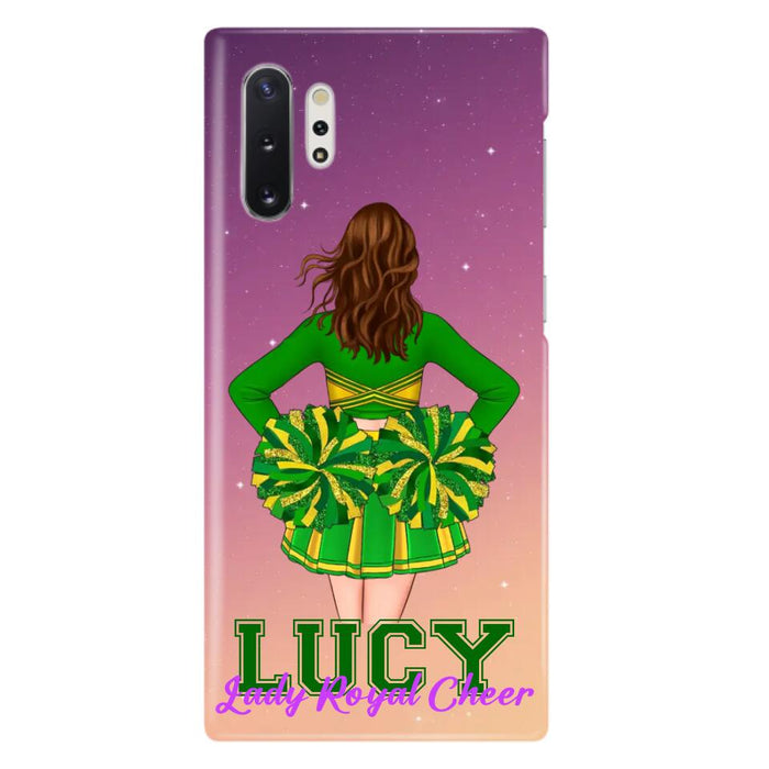 Custom Personalized Cheerleading Phone Case - Birthday Gift For Cheerleading Coach, Cheerleader - Case For iPhone And Samsung