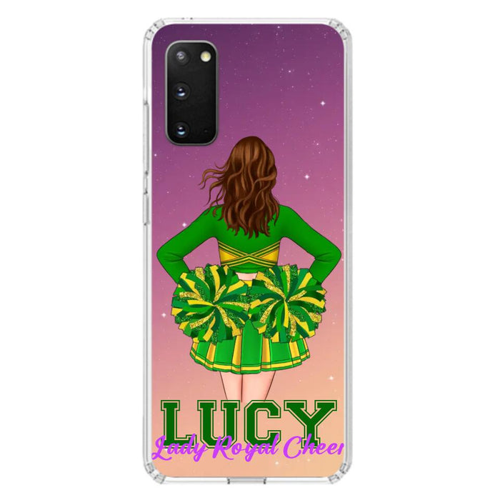 Custom Personalized Cheerleading Phone Case - Birthday Gift For Cheerleading Coach, Cheerleader - Case For iPhone And Samsung