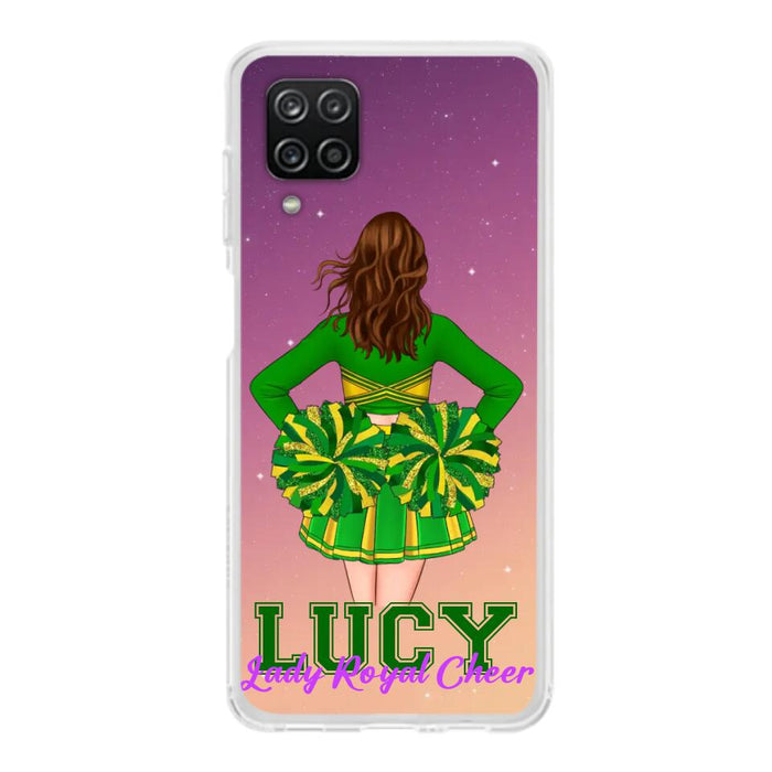 Custom Personalized Cheerleading Phone Case - Birthday Gift For Cheerleading Coach, Cheerleader - Case For iPhone And Samsung