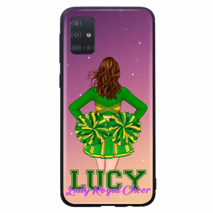 Custom Personalized Cheerleading Phone Case - Birthday Gift For Cheerleading Coach, Cheerleader - Case For iPhone And Samsung