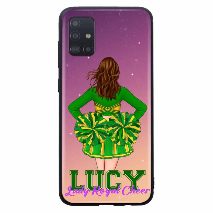 Custom Personalized Cheerleading Phone Case - Birthday Gift For Cheerleading Coach, Cheerleader - Case For iPhone And Samsung