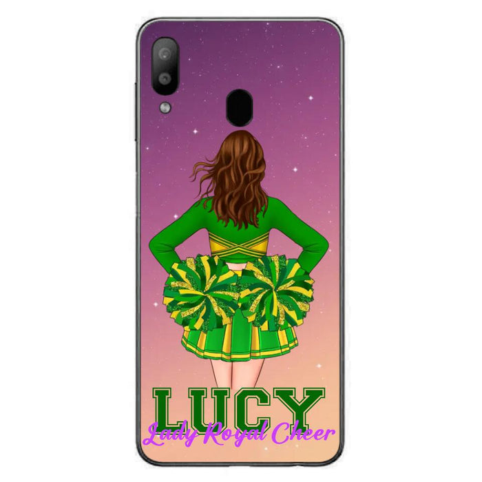 Custom Personalized Cheerleading Phone Case - Birthday Gift For Cheerleading Coach, Cheerleader - Case For iPhone And Samsung