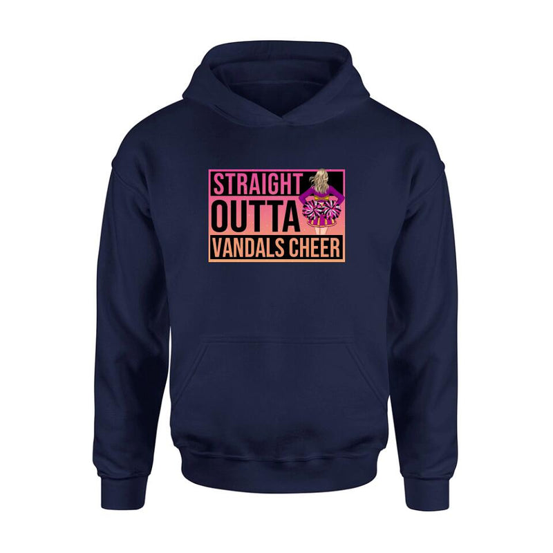 Personalized Cheerleading T-shirt/Long Sleeve/Sweatshirt/Hoodie - Gift For Cheerleaders -  Straight Outta Cheer Team