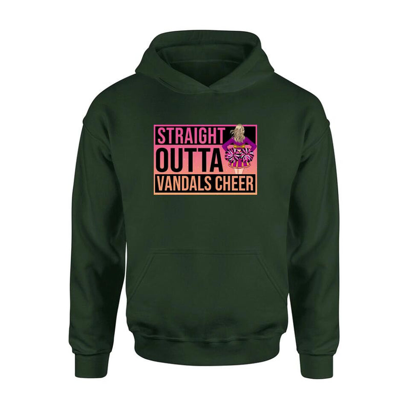 Personalized Cheerleading T-shirt/Long Sleeve/Sweatshirt/Hoodie - Gift For Cheerleaders -  Straight Outta Cheer Team