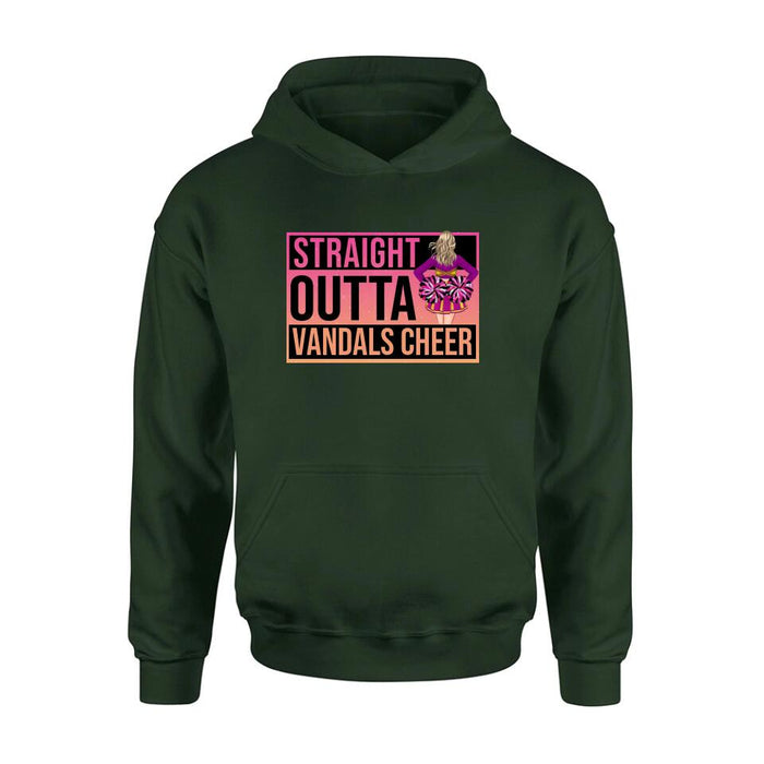 Custom Personalized Cheerleading T-shirt/ Long Sleeve/ Sweatshirt/ Hoodie - Gift For Cheerleaders -  Straight Outta Cheer Team