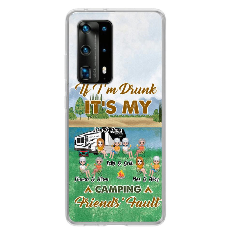 Personalized Camping Friends Phone Case - Up to 8 People - Gift Idea For Camping Lover - Case For Xiaomi, Oppo & Huawei