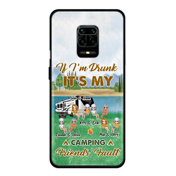 Custom Personalized Camping Friends Phone Case - Upto 8 People - Gift Idea For Camping Lover - Case For Xiaomi, Oppo & Huawei