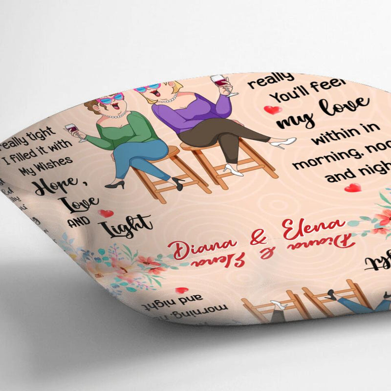Personalized Old Friends Pillow Cover/Fleece Blanket/Quilt - Gift Idea For Friends/Besties - To My Old Friend