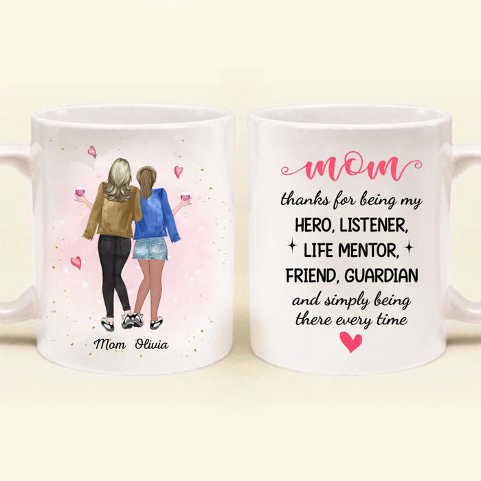 Custom Personalized Mother And Daughter Coffee Mug - Gift Idea For Mother/ Daughter - Mother's Day Gift From Daughter - Mom You Are The Mom That Everyone Wishes They Had I Love You