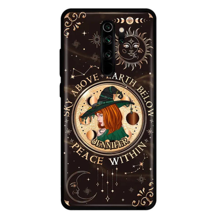 Custom Personalized Witch Phone Case - Gift Idea For Girl - Wiccan Decor/Pagan Decor - As Above So Below - Cases For Xiaomi, Oppo And Huawei