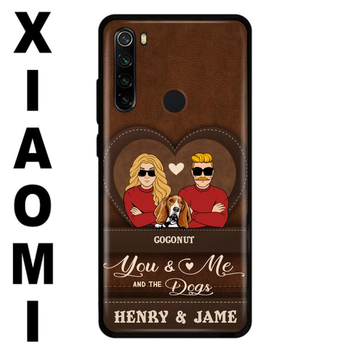 Custom Personalized You & Me And The Dogs Phone Case - Upto 5 Dogs - Valentine's Day Gift Idea For Couple/ Dog Lover - Case For Xiaomi, Oppo And Huawei