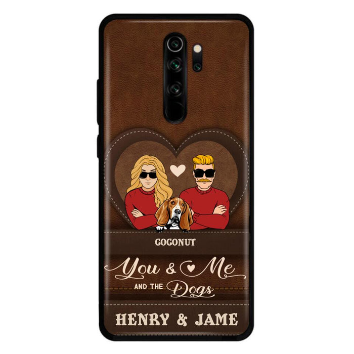 Custom Personalized You & Me And The Dogs Phone Case - Upto 5 Dogs - Valentine's Day Gift Idea For Couple/ Dog Lover - Case For Xiaomi, Oppo And Huawei