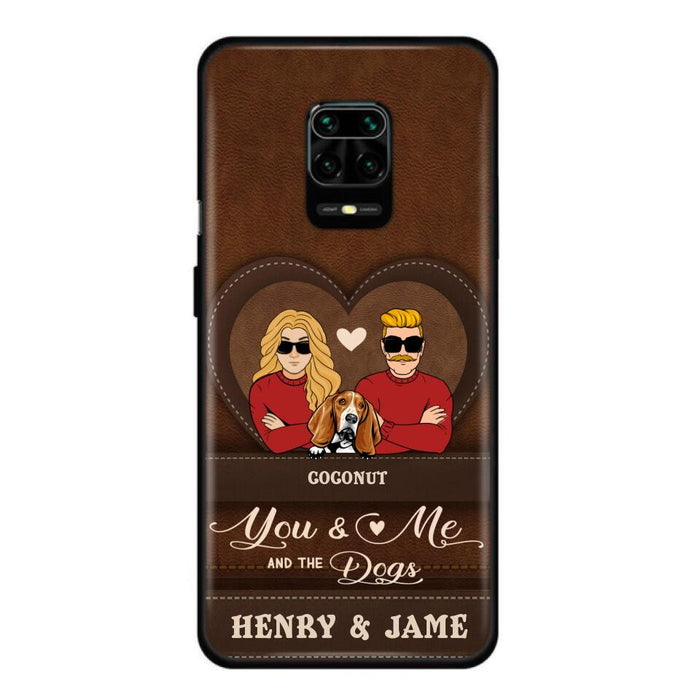 Custom Personalized You & Me And The Dogs Phone Case - Upto 5 Dogs - Valentine's Day Gift Idea For Couple/ Dog Lover - Case For Xiaomi, Oppo And Huawei