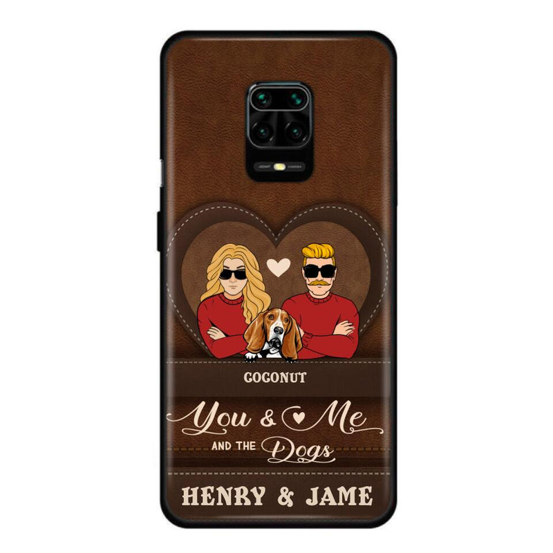 Personalized You & Me And The Dogs Phone Case - Up to 5 Dogs - Valentine's Day Gift Idea For Couple/Dog Lover - Case For Xiaomi, Oppo And Huawei