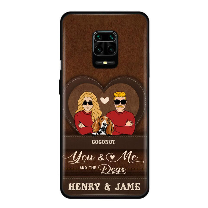 Custom Personalized You & Me And The Dogs Phone Case - Upto 5 Dogs - Valentine's Day Gift Idea For Couple/ Dog Lover - Case For Xiaomi, Oppo And Huawei