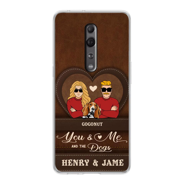 Custom Personalized You & Me And The Dogs Phone Case - Upto 5 Dogs - Valentine's Day Gift Idea For Couple/ Dog Lover - Case For Xiaomi, Oppo And Huawei