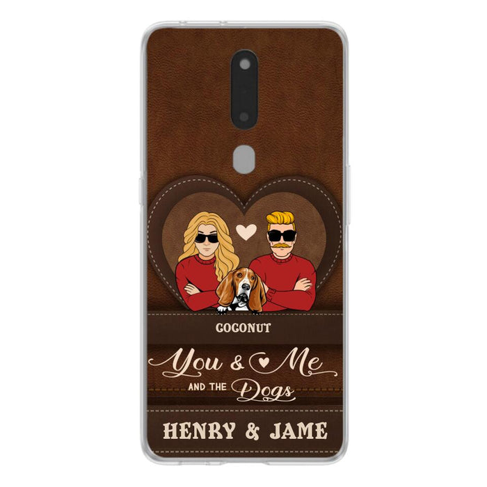 Custom Personalized You & Me And The Dogs Phone Case - Upto 5 Dogs - Valentine's Day Gift Idea For Couple/ Dog Lover - Case For Xiaomi, Oppo And Huawei