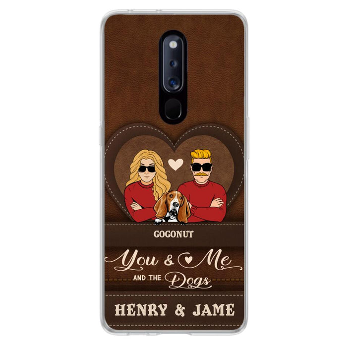 Custom Personalized You & Me And The Dogs Phone Case - Upto 5 Dogs - Valentine's Day Gift Idea For Couple/ Dog Lover - Case For Xiaomi, Oppo And Huawei