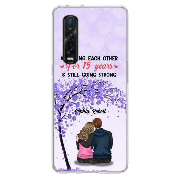 Custom Personalized Couple Phone Case - Gift Idea For Couple/Lovers - Annoying Each Other For 15 Years & Still Going Strong - Cases For Oppo, Xiaomi & Huawei