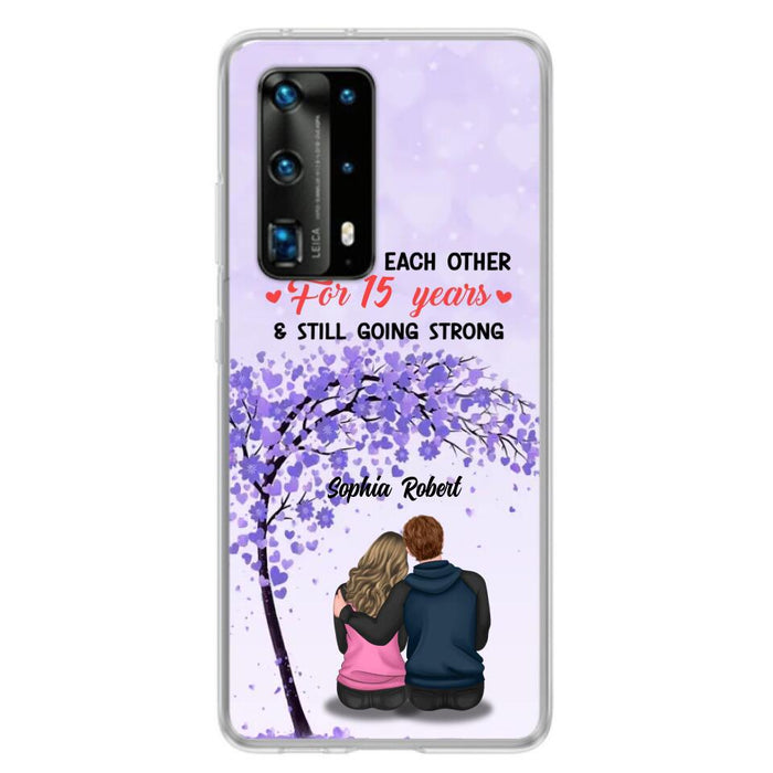 Custom Personalized Couple Phone Case - Gift Idea For Couple/Lovers - Annoying Each Other For 15 Years & Still Going Strong - Cases For Oppo, Xiaomi & Huawei