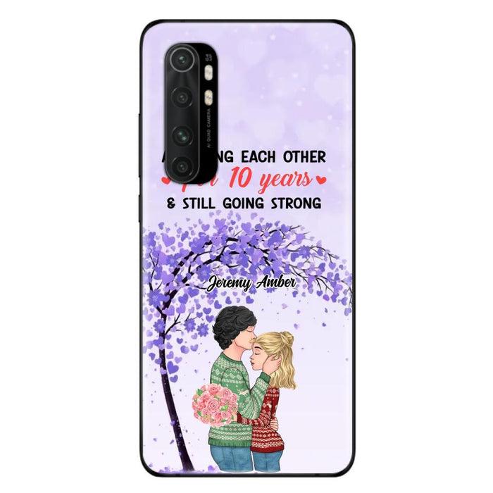 Custom Personalized Couple Kissing Phone Case - Gift Idea For Couple/Lovers - Annoying Each Other For 10 Years & Still Going Strong - Cases For Oppo, Xiaomi & Huawei