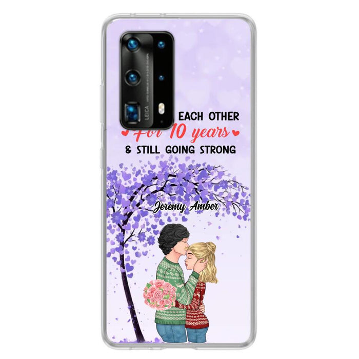 Custom Personalized Couple Kissing Phone Case - Gift Idea For Couple/Lovers - Annoying Each Other For 10 Years & Still Going Strong - Cases For Oppo, Xiaomi & Huawei