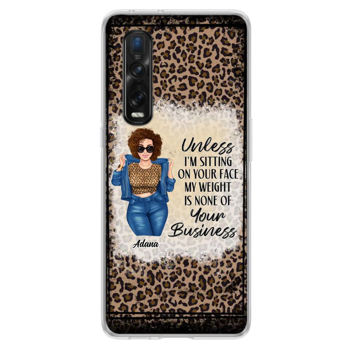 Custom Personalized Sassy Thick Girl Phone Case - Gift For Friend/ Sister/ Birthday Gift - Case For Xiaomi, Oppo And Huawei