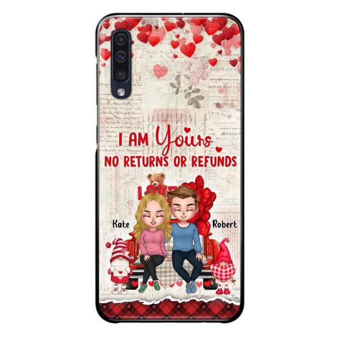 Custom Personalized Couple Truck Phone Case - Gift For Couple - Mother's Day Gift For Wife From Husband - I Am Yours No Returns Or Refunds - Case For iPhone And Samsung