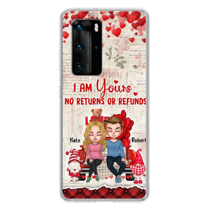 Custom Personalized Couple Truck Phone Case - Gift For Couple - Mother's Day Gift For Wife From Husband - I Am Yours No Returns Or Refunds - Case For Xiaomi, Oppo And Huawei