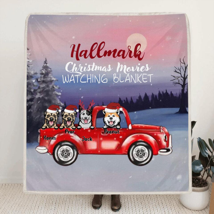 Personalized Dog Blanket, Christmas Gifts For Dog Lovers, Dog Owners